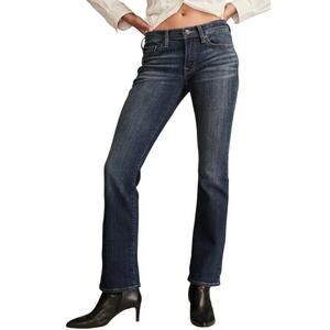Lucky Brand Sweet Boot Jeans Midrise Dark Wash 24 (Runs Big)